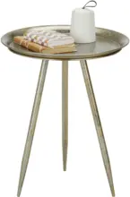 mömax Beistelltisch in Bronze Ø ca. 44cm