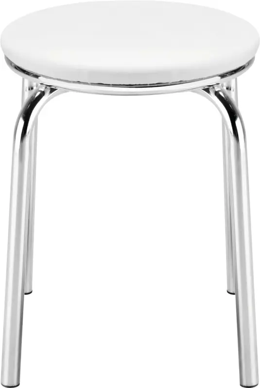 Stapelhocker in Weiß