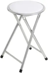 Klapphocker in Weiß