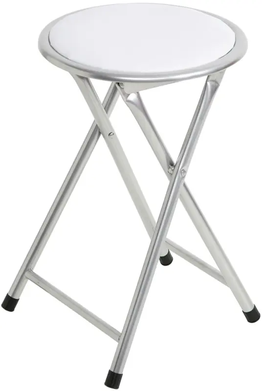 Klapphocker in Weiß