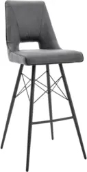 Barhocker in Grau