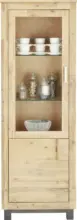 mömax Vitrine aus Akazie teilmassiv