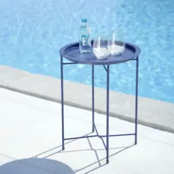 Gartentisch 'Carole' ca. 40x51,5 cm, dunkelblau