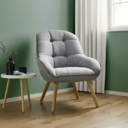 Sessel 'Maximilian', hellgrau