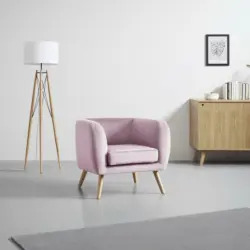 Sessel 'Bruno', rosa