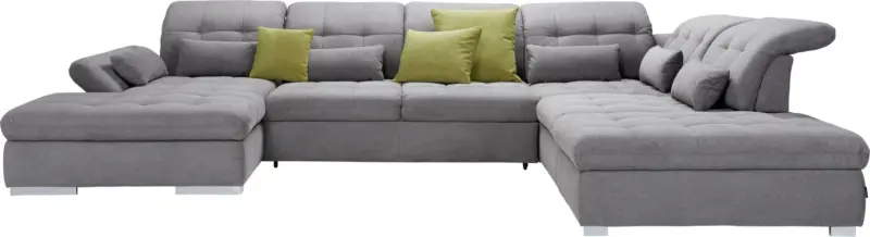 Wohnlandschaft in Grau