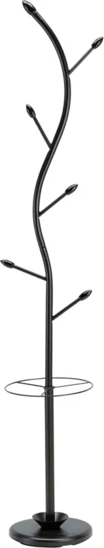 Kleiderständer Schwarz Kautschukholz