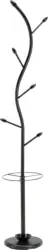 Kleiderständer Schwarz Kautschukholz