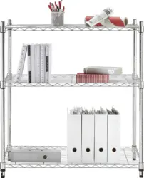 Regal Chromfarben, 3 Ablagen