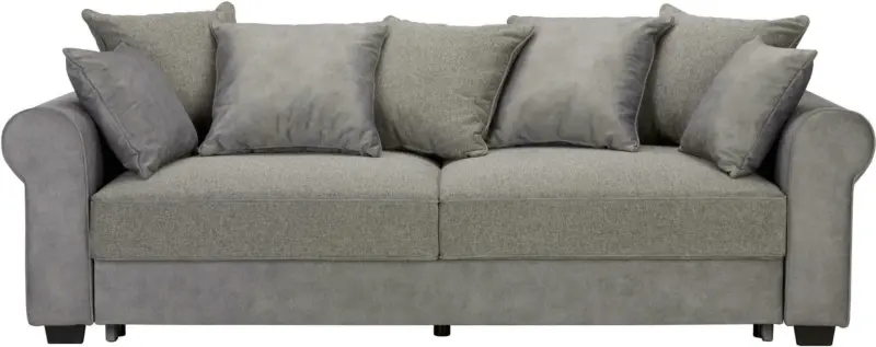 Schlafsofa in Grau mit Bettfunktion