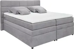 Boxspringbett in Grau ca. 180x200cm