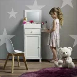 Schmuckschrank 'Julien' für Kinder, weiß