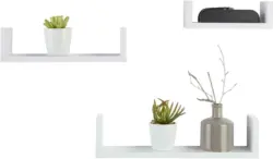 Wandboardset in Weiß, 3-teilig