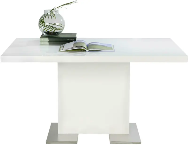 Esstisch in Weiß Hochglanz