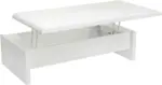 mömax Couchtisch in Weiß Hochglanz