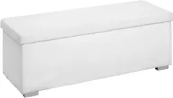 Truhenbank in Weiß