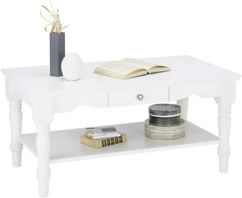 Couchtisch in Weiß