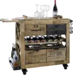 mömax Servierwagen aus Mangoholz