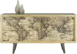 mömax Dornbirn - Ihr Trendmöbelhaus in Dornbirn Sideboard Massiv mit Weltkartendesign