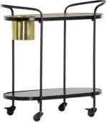 mömax Servierwagen aus Akazie massiv