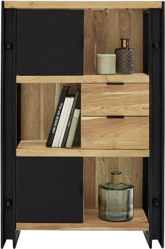 Highboard in Naturfarben Massiv