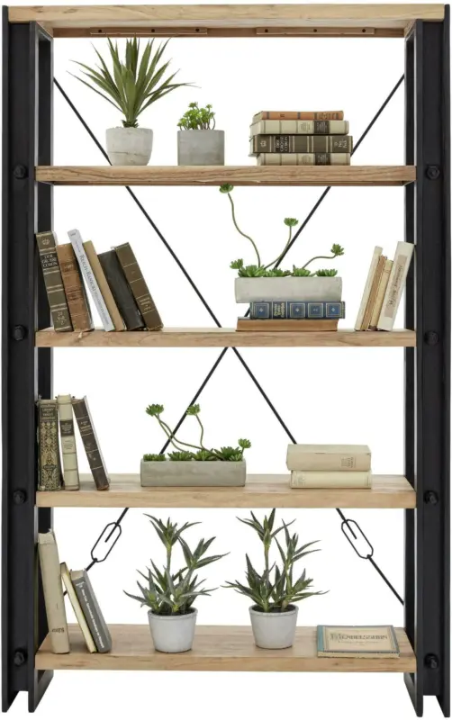 Regal in Naturfarben Massiv