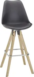 Tresenstuhl in Schwarz