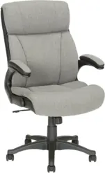 Drehstuhl in Grau/Schwarz