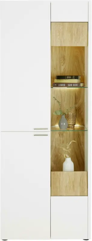 Vitrine aus Eiche massiv