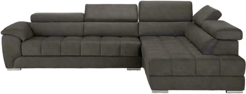 Wohnlandschaft in Dunkelgrau