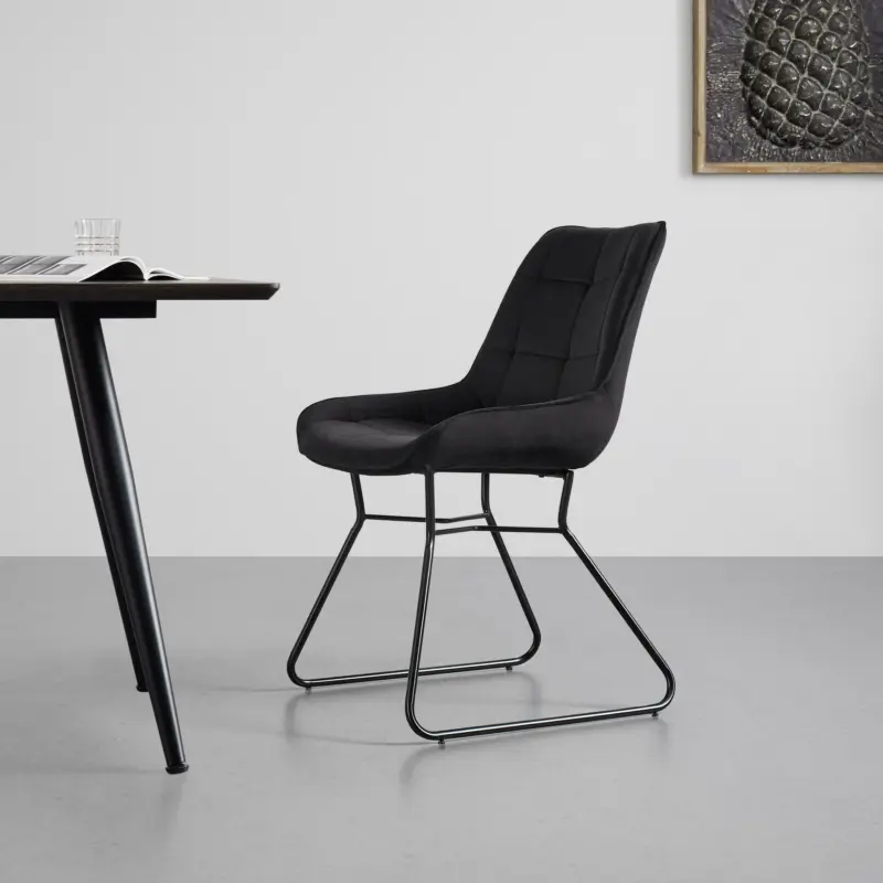 STUHL in schwarz 'Marina'