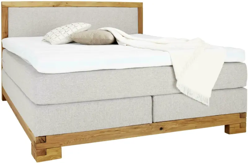 Boxspringbett aus Eiche massiv ca. 160x200cm