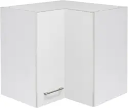 Eckoberschrank Weiß