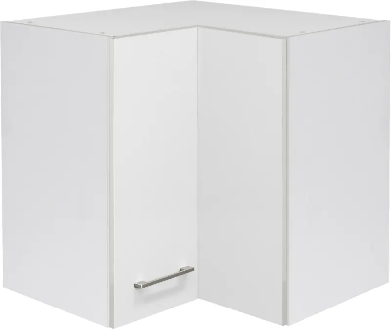 Eckoberschrank Weiß