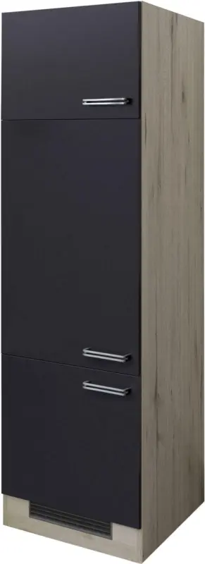 Ger&auml;teumbauschrank Anthrazit/Eiche