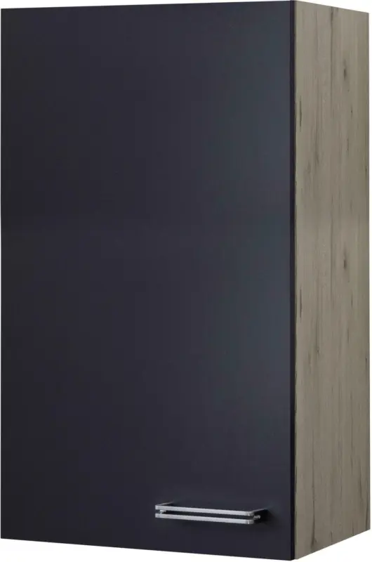 Küchenoberschrank Anthrazit/Eiche