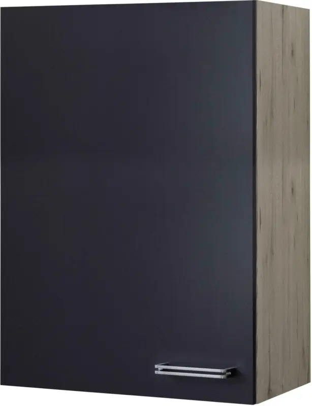 Küchenoberschrank Anthrazit/Eiche