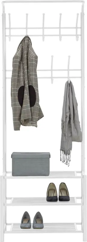 Garderobenständer in Weiß