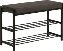 Garderobenbank Schwarz