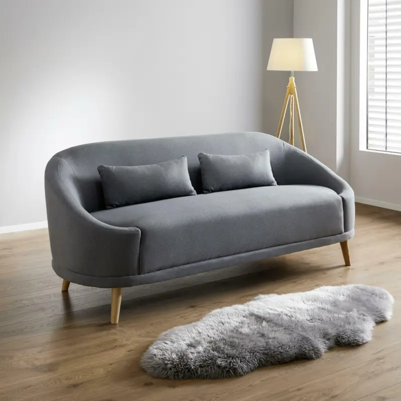 Sofa in Grau 'Jannike'