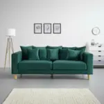 mömax Sofa 'Leno' inkl. Kissen, grün