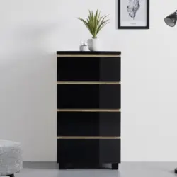 Kommode 'Mia', schwarz