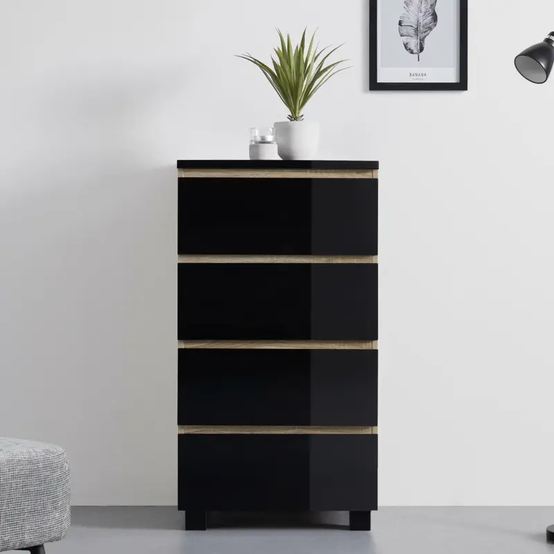 Kommode 'Mia', schwarz