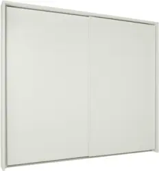 Schwebetürenschrank in Weiß