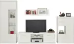 mömax Wohnwand in Weiß inkl. Beleuchtung
