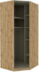 Eckschrank in Eichefarben