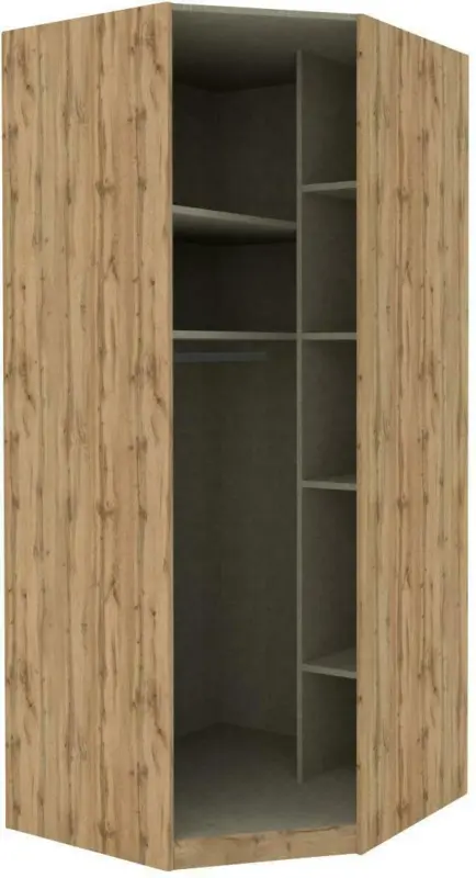 Eckschrank in Eichefarben