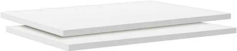 Einlegebodenset in Wei&szlig;