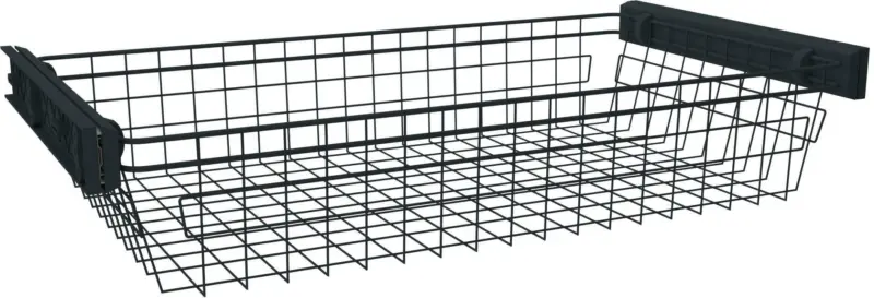 Wäschekorb aus Metall in Athrazit