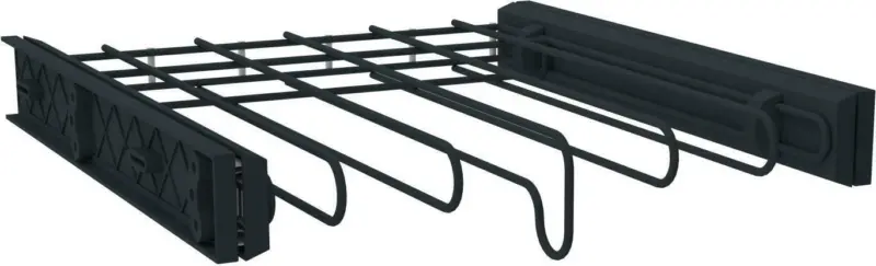Hosenhalter aus Metall in Anthrazit